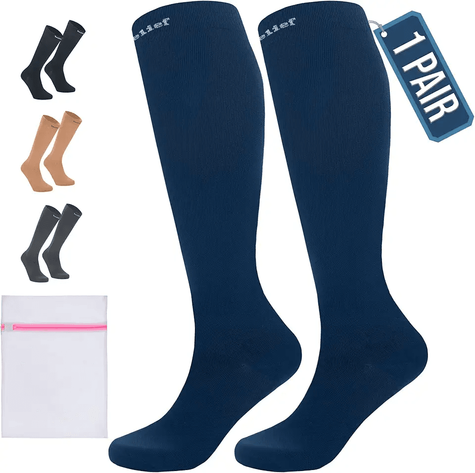 360 RELIEF Flight Compression Socks for Women & Men: Hero Images