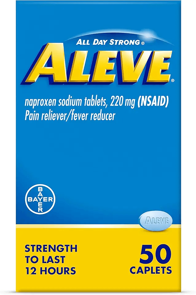 Aleve Pain Relief Naproxen Sodium Caplets ‐ 50 Count: Hero Images