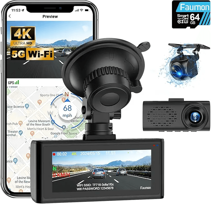 Dash Cam Front and Rear: Hero Images