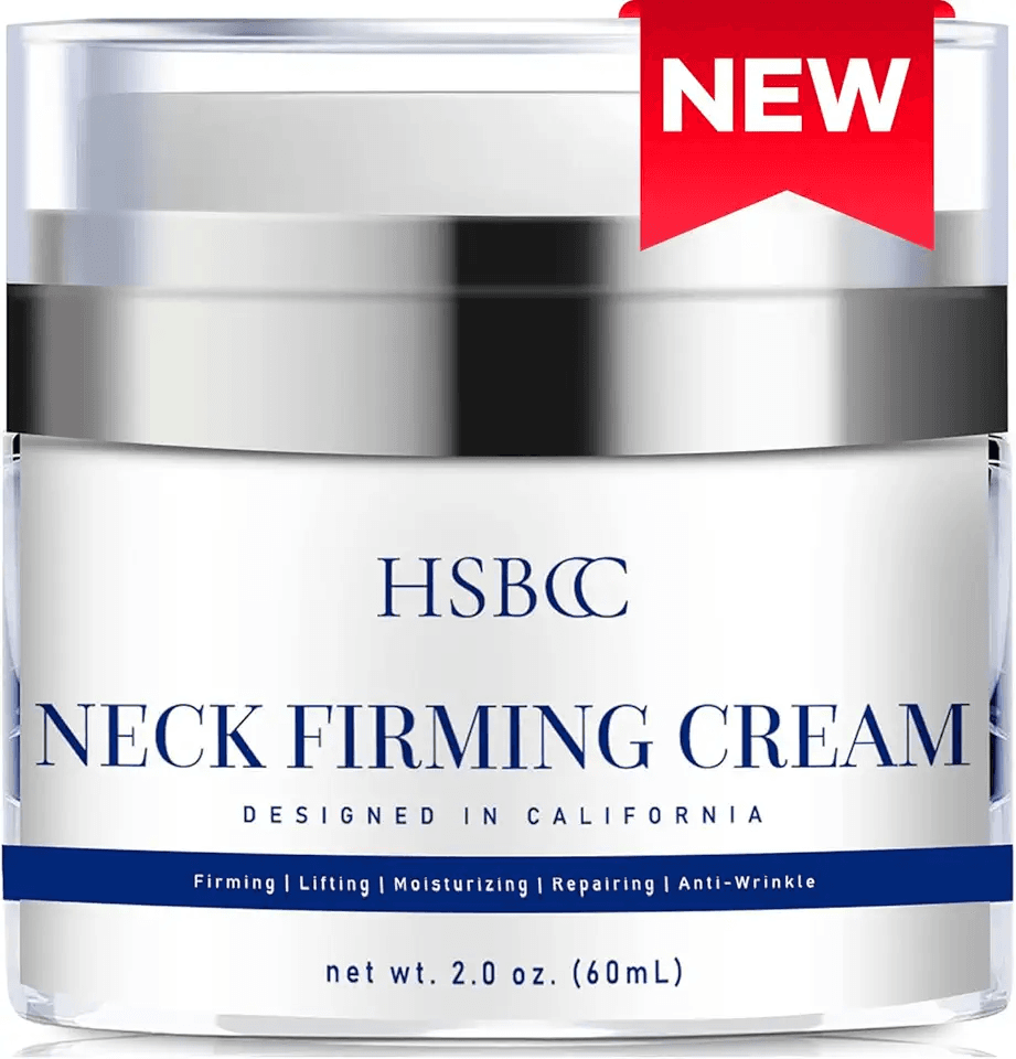 HSBCC Neck Cream for Tightening and Firming: Acetyl Hexapeptide-8 Retinol Shea Butter…: Hero Images