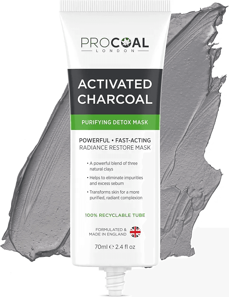 Charcoal Face Masks Skincare for Men and Women 70ml by Procoal: Hero Images