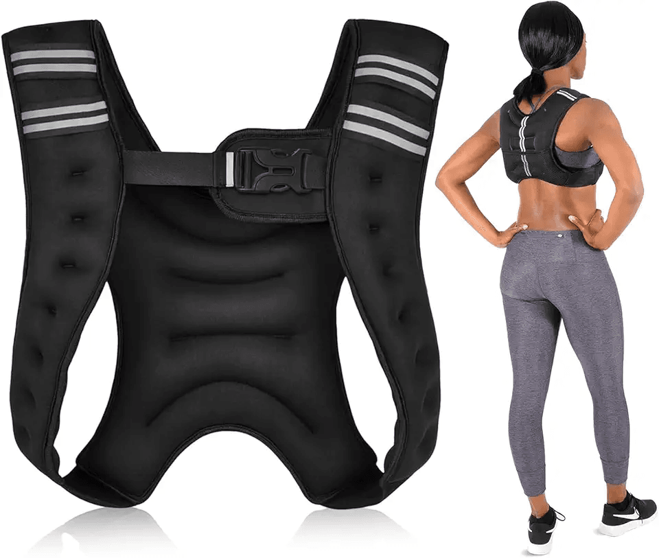 Suzmei Weight Vest 6.5lb /3KG with Reflective Stripes: Hero Images