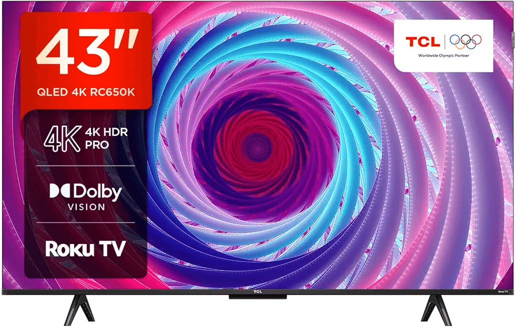 TCL 43RC650K 43-inch QLED Pro Television: Hero Images