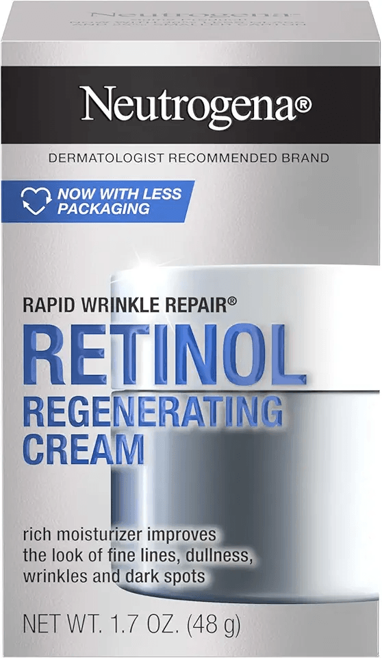 Neutrogena Rapid Wrinkle Repair Retinol Face Moisturizer: Hero Images