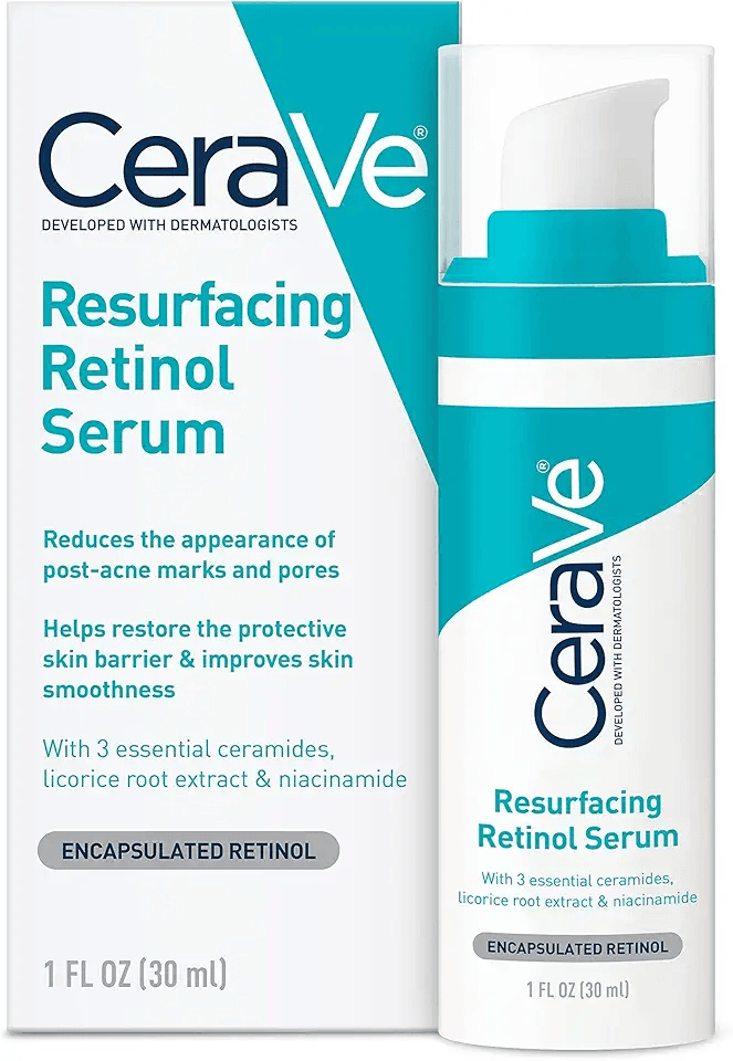 CeraVe Resurfacing Retinol Serum For Post Acne Marks: Hero Images