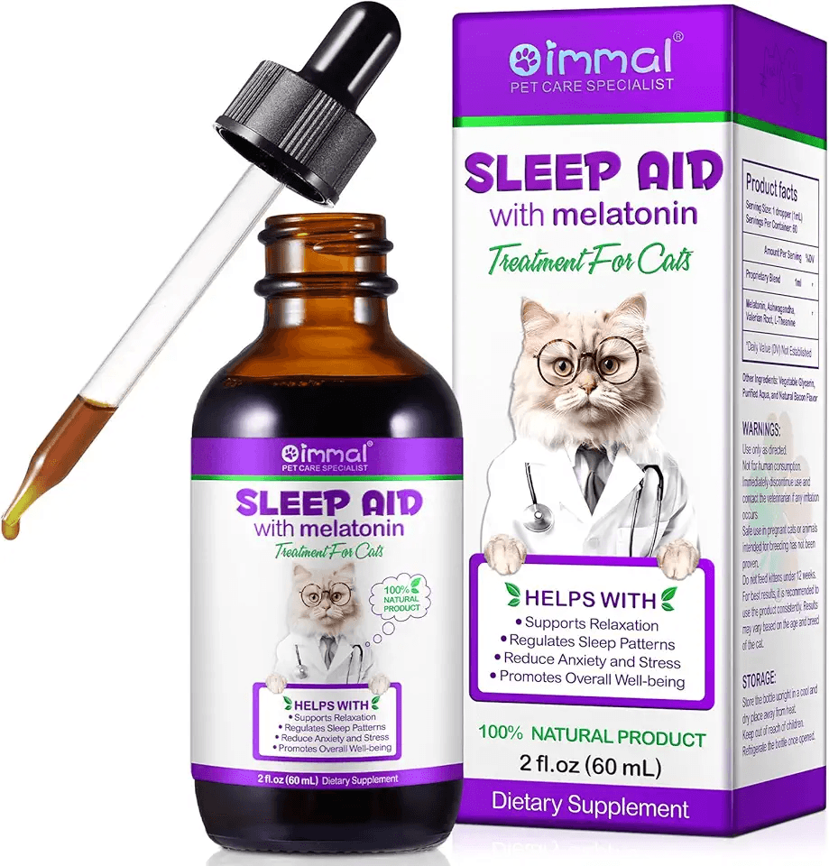Melatonin For Cats Cat Calming Cat Sleep Aid Cat Melatonin Cat Anxiety Relief Relaxants…: Hero Images