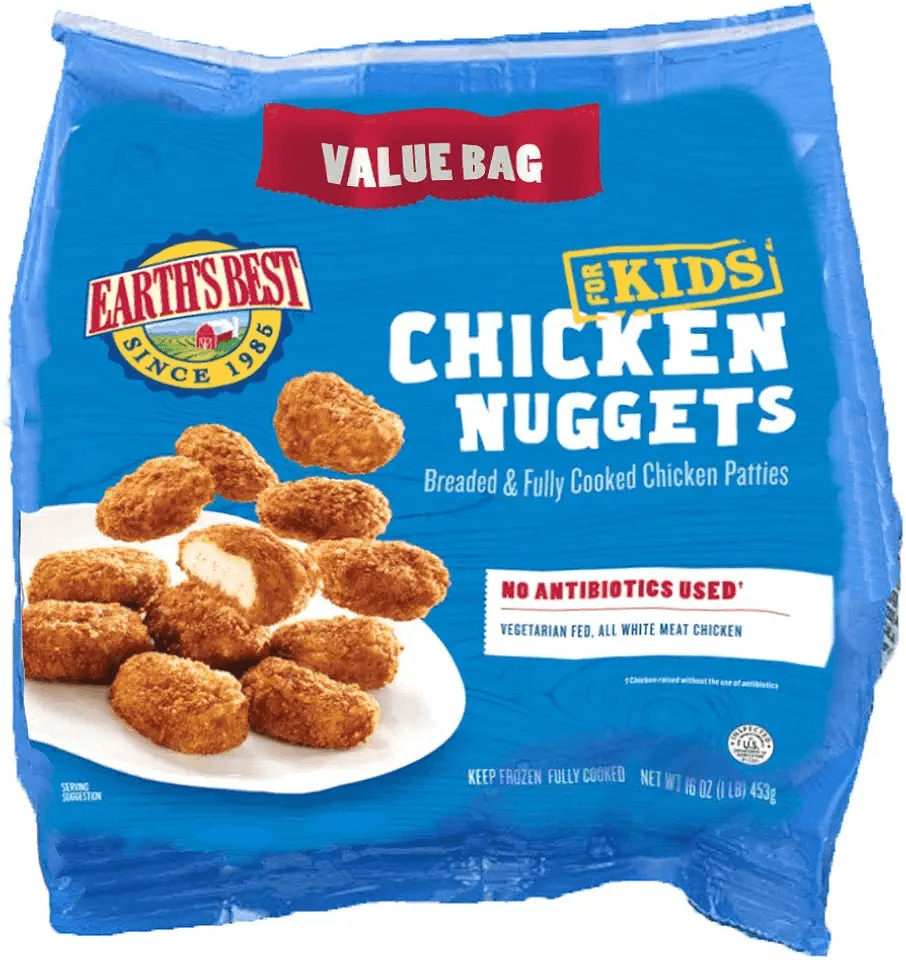 Earth's Best Frozen Chicken Nuggets for Kids: Hero Images