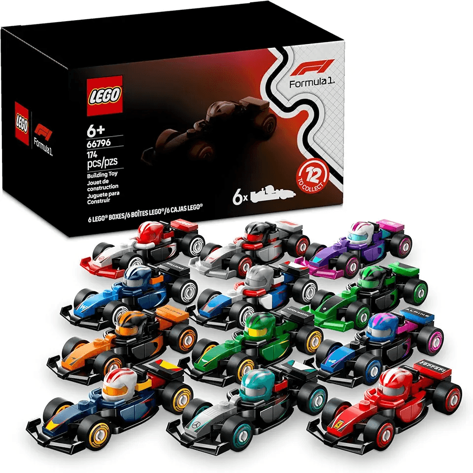LEGO F1 Collectible Race Car Toy: Hero Images