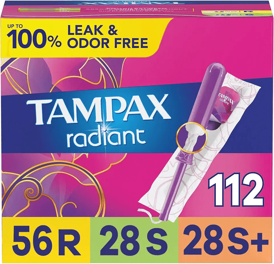Tampax Radiant Tampons Multipack: Hero Images