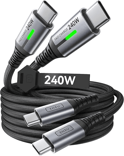 INIU 240W USB C to USB C Charger Cable: Hero Images
