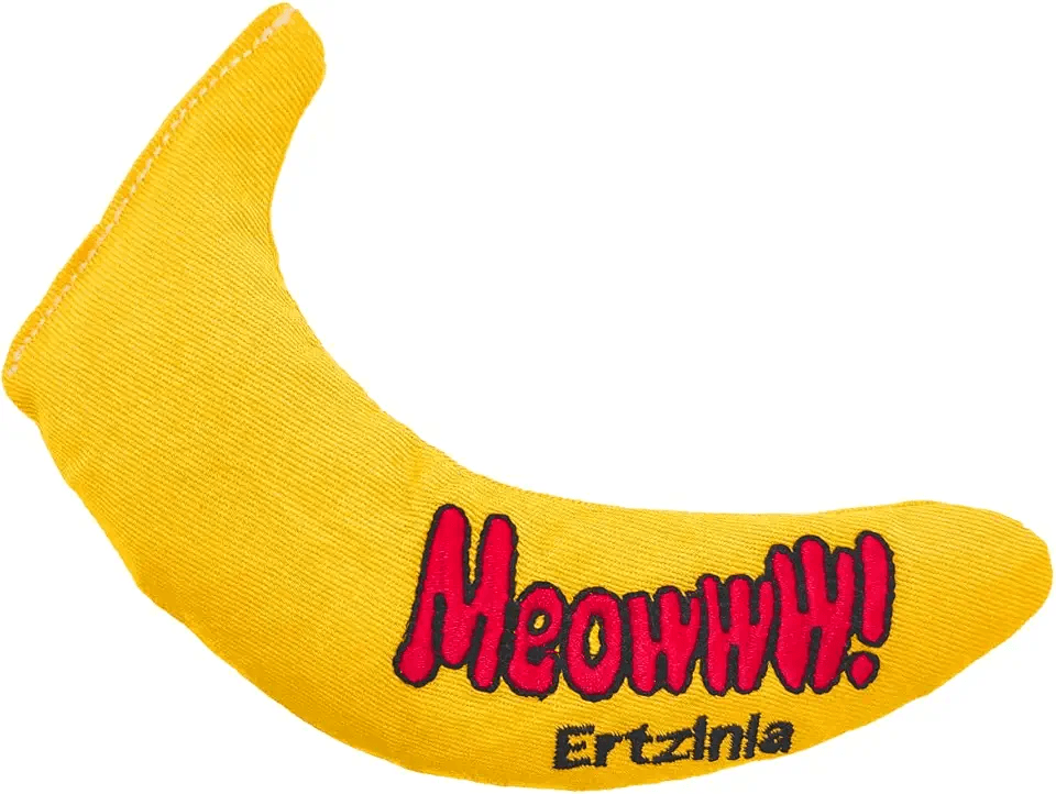 Ertzinla Catnip Toys Banana for Cats UK Banana: Hero Images