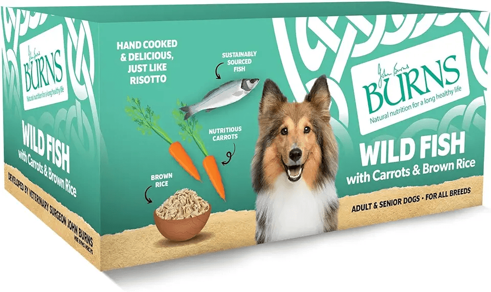 Burns Pet Natural Nutrition Adult & Senior Wet Dog Food Wild Fish: Hero Images