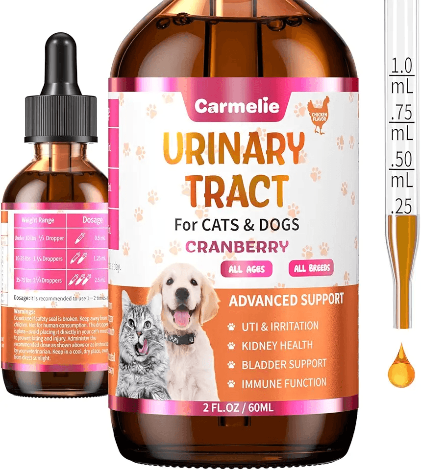 Cat & Dog Urinary Tract Support Drops with Cranberry: Hero Images