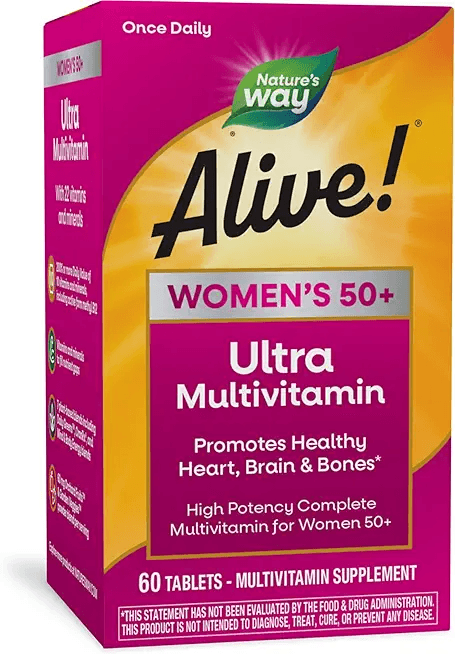 Nature’s Way Alive! Women’s 50+ Ultra Potency Complete Multivitamin: Hero Images