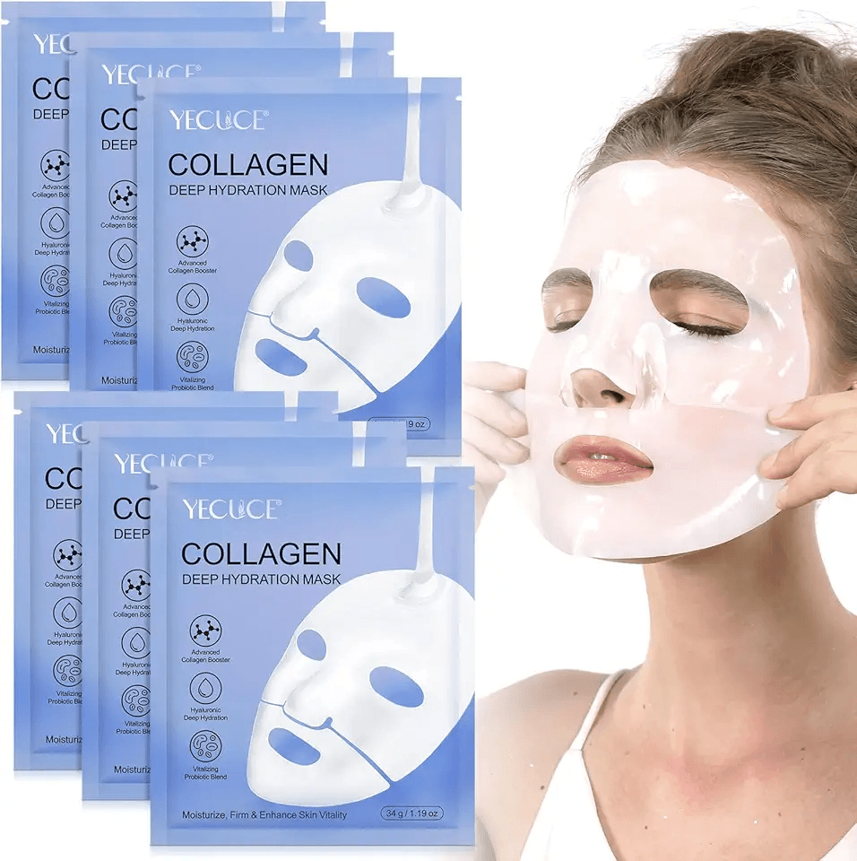 Bio Collagen Face Mask 6PCS: Hero Images