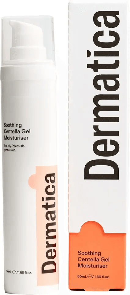 Dermatica Anti-Breakout Daily Soothing Centella Gel Moisturiser: Hero Images