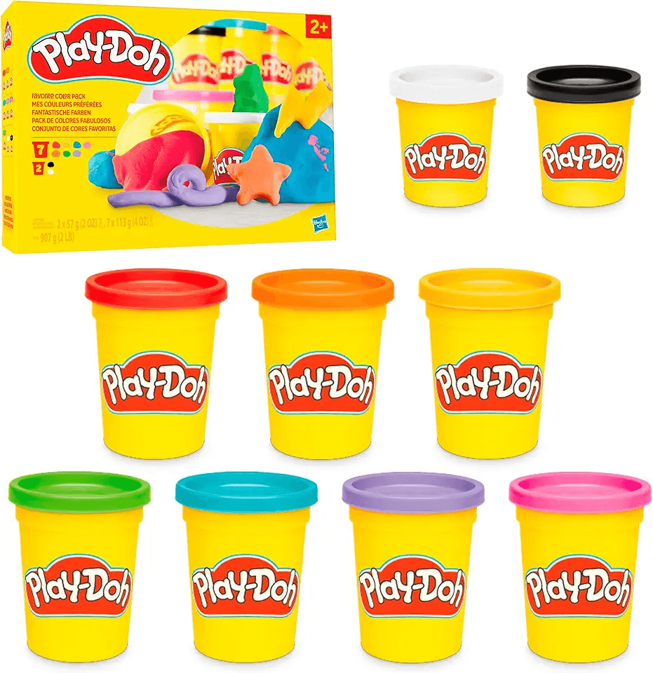 Play-Doh 9 Pack Favorite Color Set: Hero Images