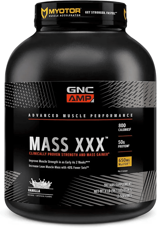 GNC AMP Mass XXX: Hero Images