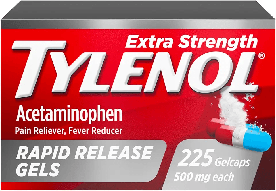 Tylenol Extra Strength Acetaminophen Rapid Release Gels: Hero Images