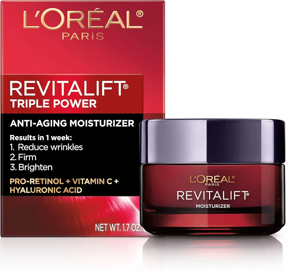 L'Oreal Paris Revitalift Triple Power Anti-Aging Face Moisturizer: Hero Images
