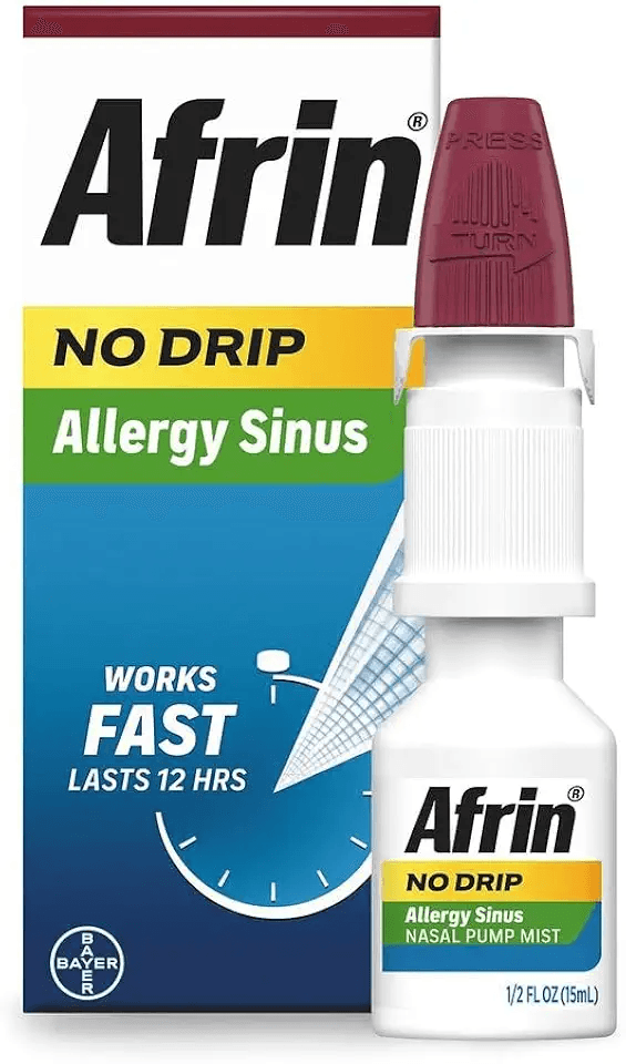Afrin No Drip Allergy Sinus Nasal Spray: Hero Images