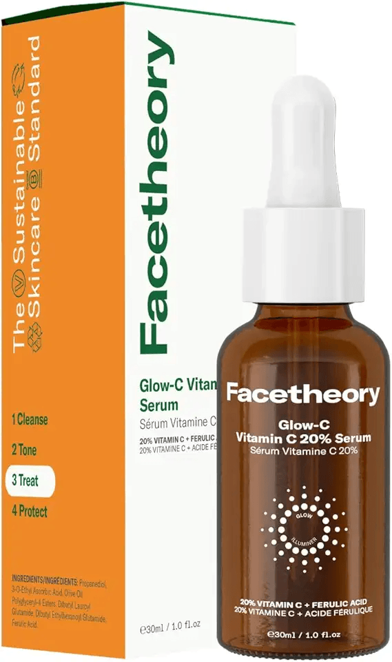 facetheory Glow-C Vitamin C 20% Serum (Unscented): Hero Images