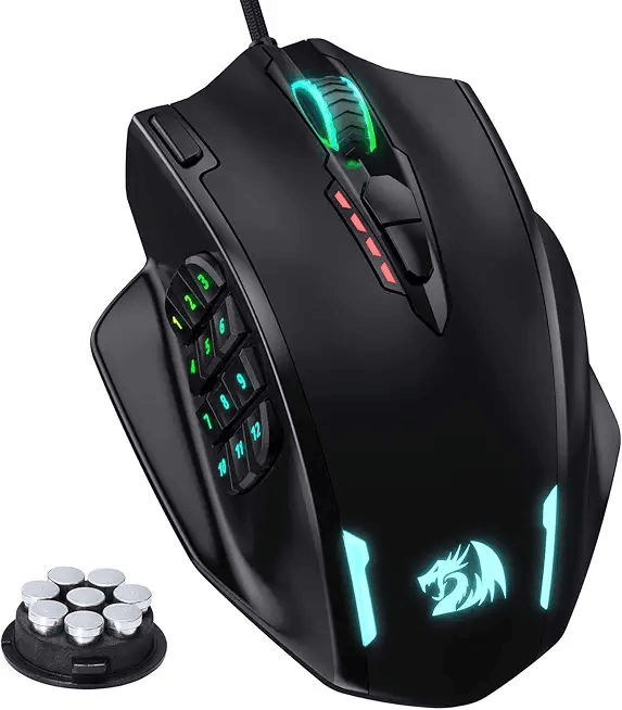 Redragon M908 Impact RGB LED MMO Mouse with Side Buttons Optical Wired Gaming Mouse with…: Hero Images