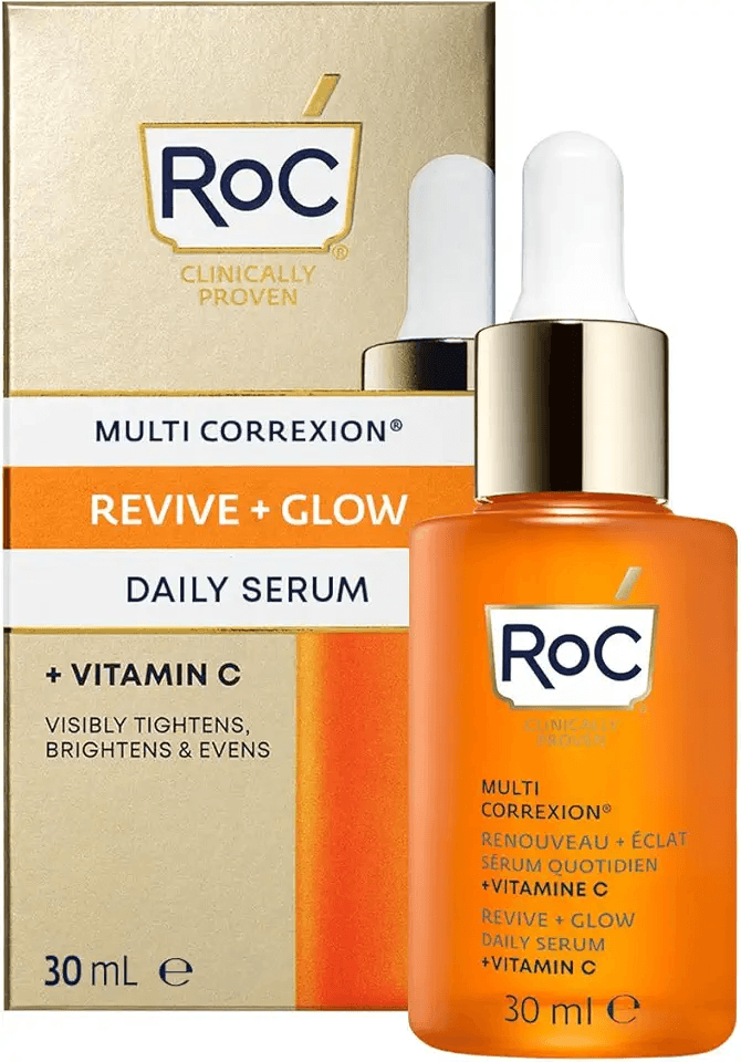 RoC Multi Correxion Revive + Glow Daily Serum: Hero Images