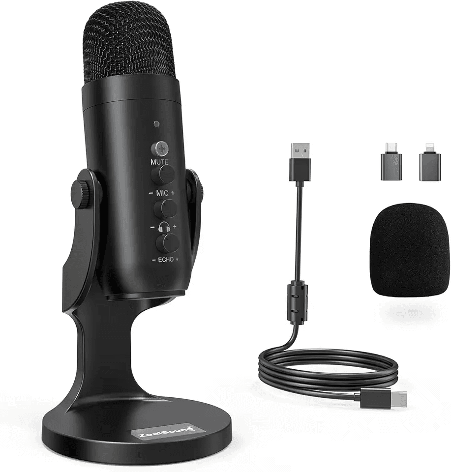 zealsound USB Microphone: Hero Images