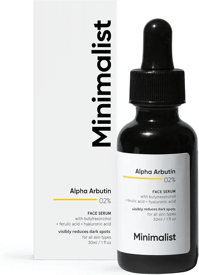 Minimalist 2% Alpha Arbutin Serum for Pigmentation & Dark Spots Removal: Hero Images