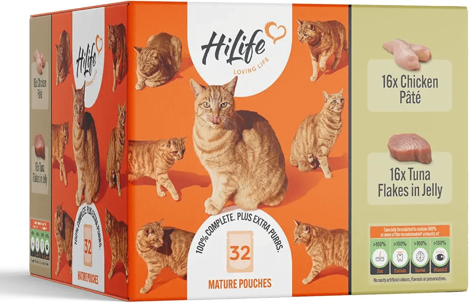 HiLife Mature Wet Cat Food for Senior Cats: Hero Images