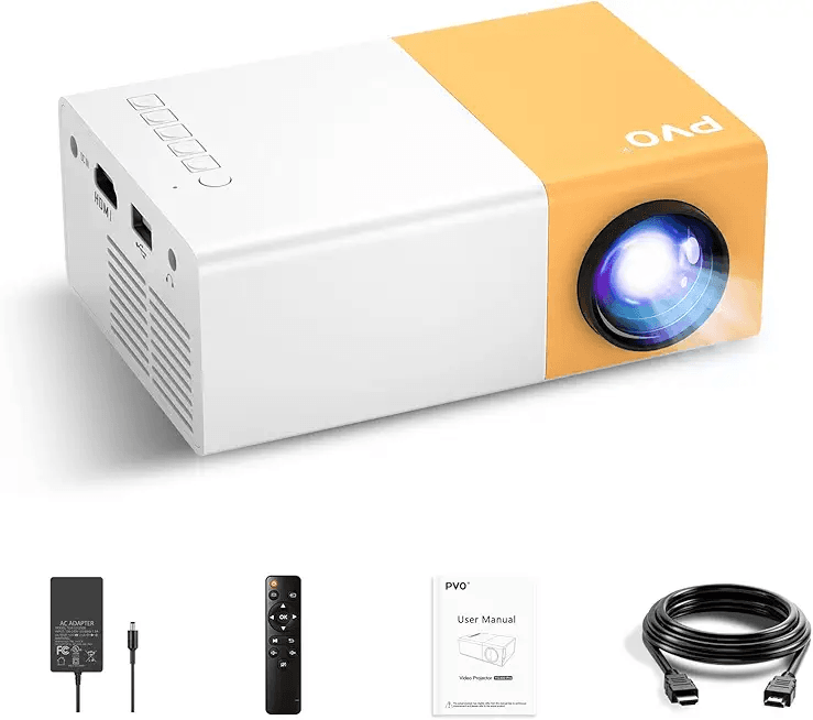 PVO Mini Projector Portable for Cartoon: Hero Images