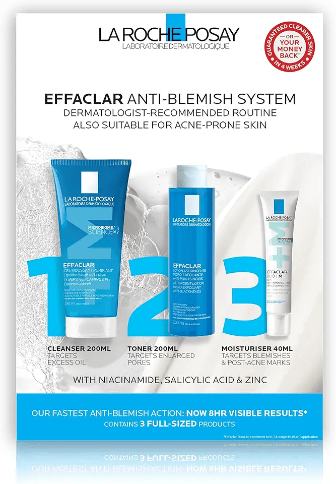 La Roche-Posay Effaclar 3-Step Anti-Breakout Kit Routine: Hero Images