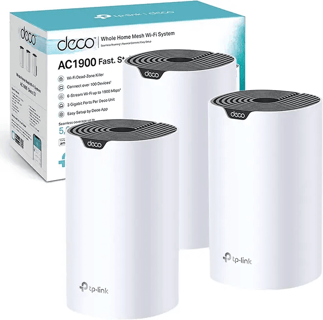 TP-Link Deco S7(3-pack) AC1900Mbps Whole Mesh WiFi System: Hero Images