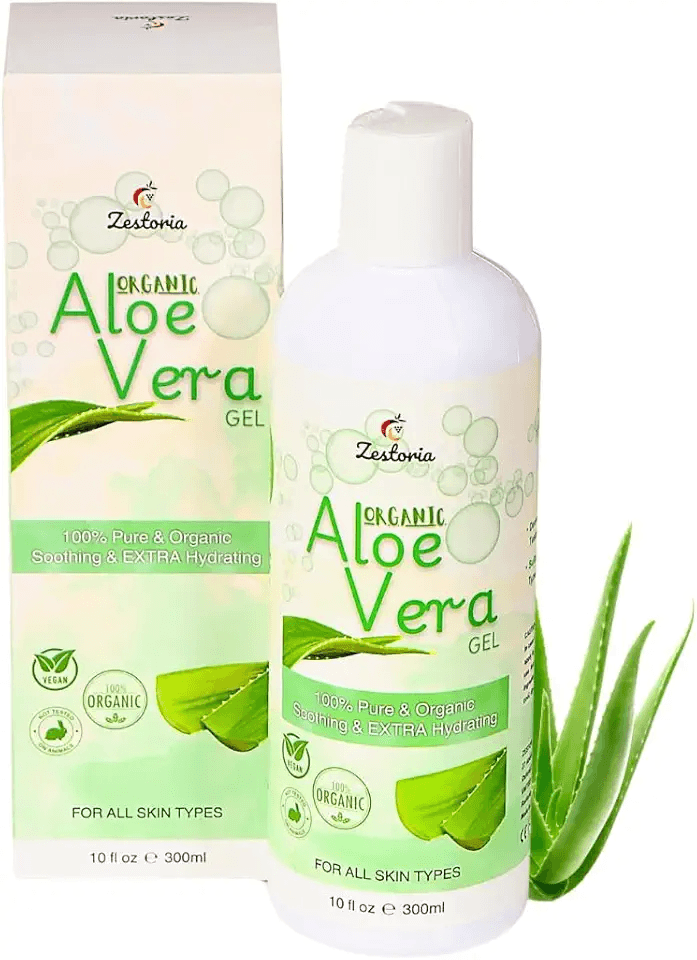 Zestoria Organic Aloe Vera Gel 300ml: Hero Images