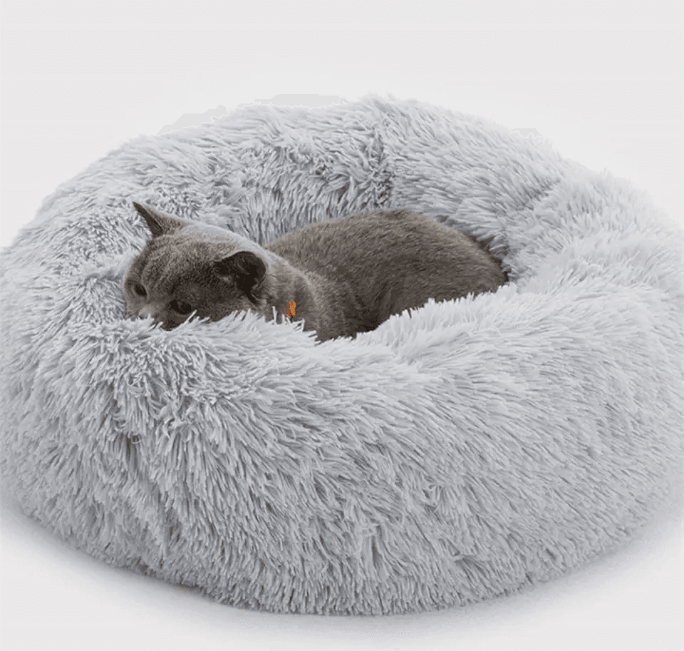 Enjamoy Plush Donut Dog Bed: Hero Images