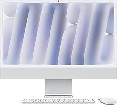 Shows the complete desktop computer setup to communicate what the buyer will receive, including the all-in-one design with integrated display and included peripherals.