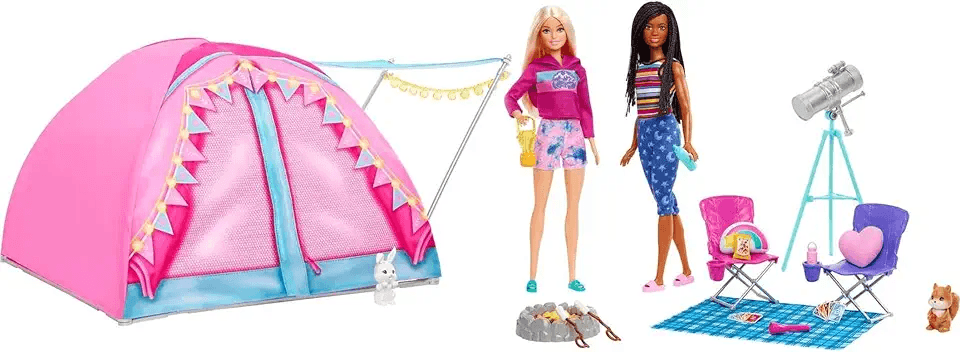 Barbie It Takes Two Camping Playset with Tent: Hero Images
