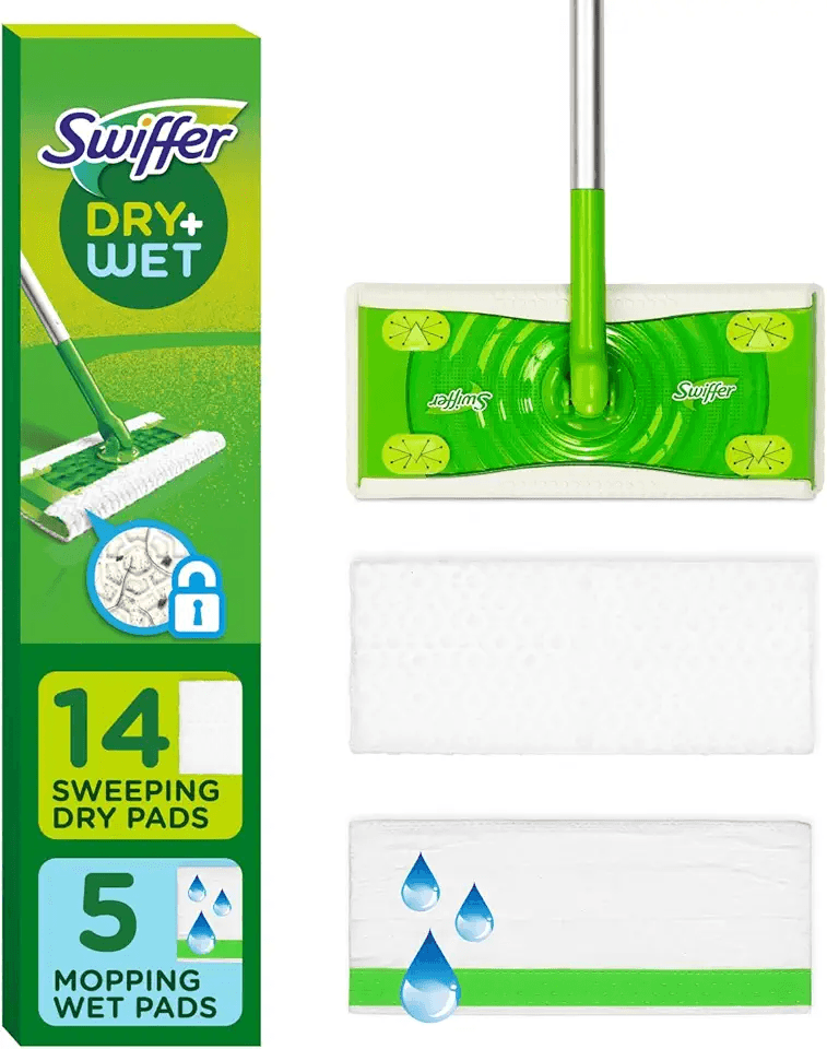 Swiffer Sweeper 2-in-1 Dry + Wet Floor Mopping and Sweeping Kit: Hero Images
