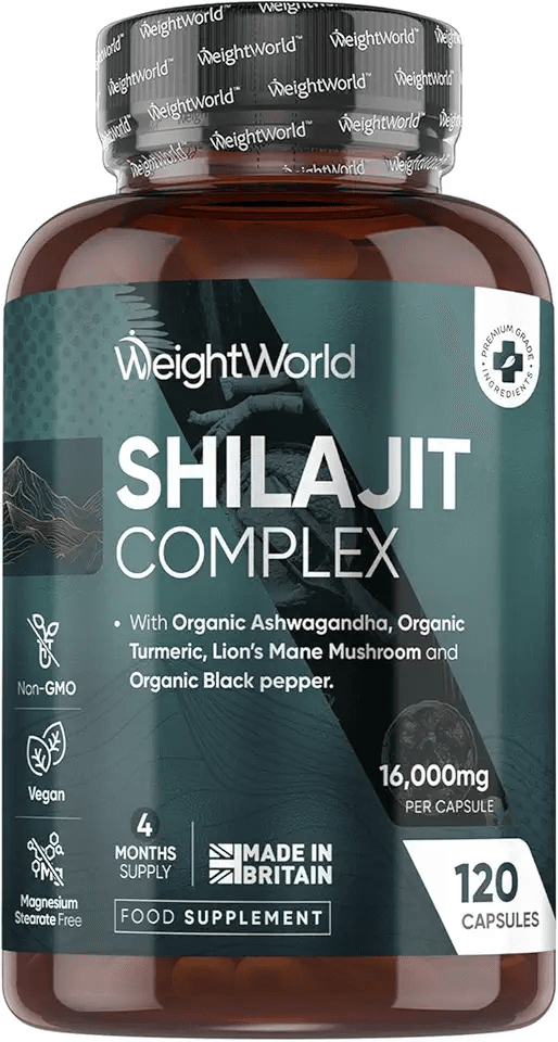 Shilajit Capsules 16000mg (40:1 Extract): Hero Images