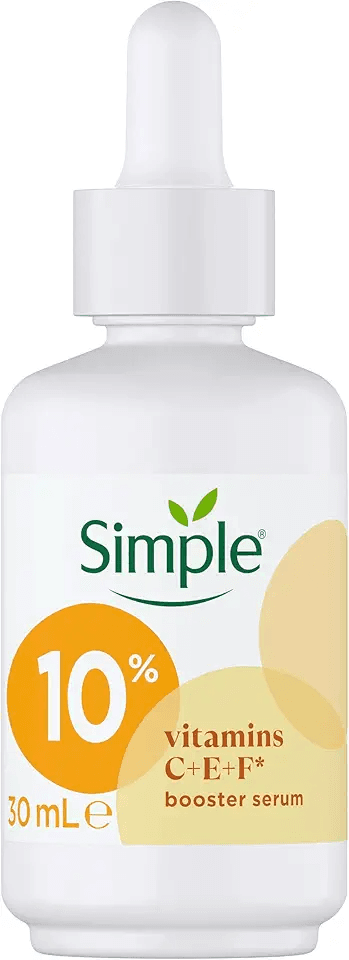 Simple 10% Vitamin C + E + F Booster Serum: Hero Images