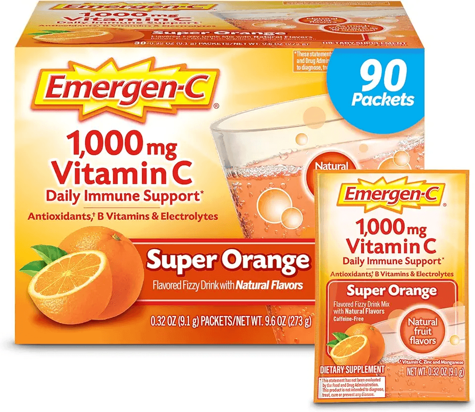 Emergen-C 1000mg Vitamin C Powder for Daily Immune Support Caffeine Free Vitamin C…: Hero Images