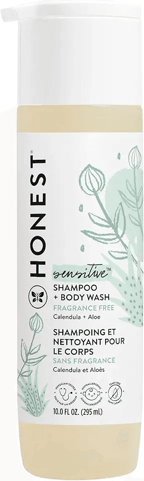 The Honest Company 2-in-1 Cleansing Shampoo + Body Wash for Sensitive Skin: Hero Images