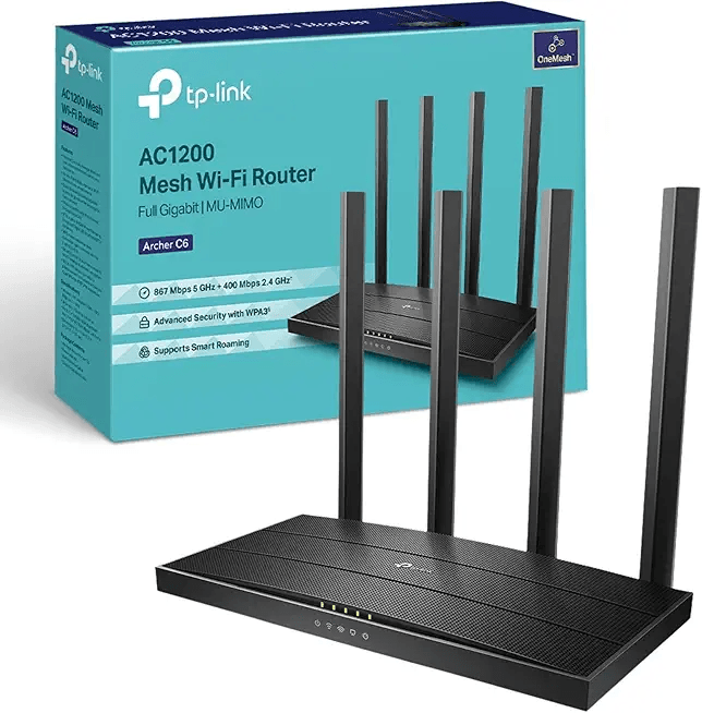 TP-Link Archer C6 Router WiFi AC1200Mbps: Hero Images