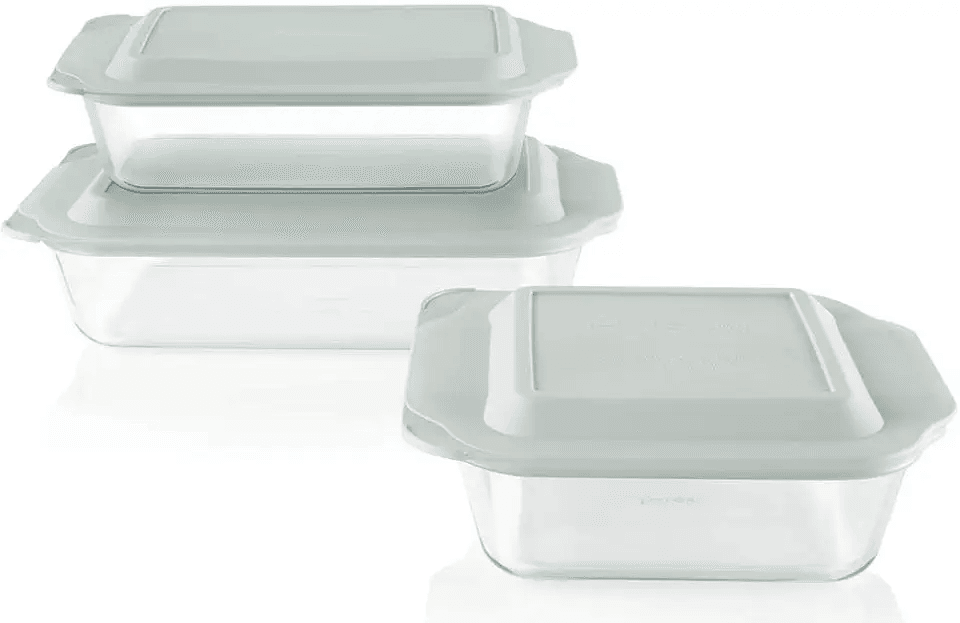 Pyrex Deep 3-Pack Glass Baking Dish Set (9"x13": Hero Images