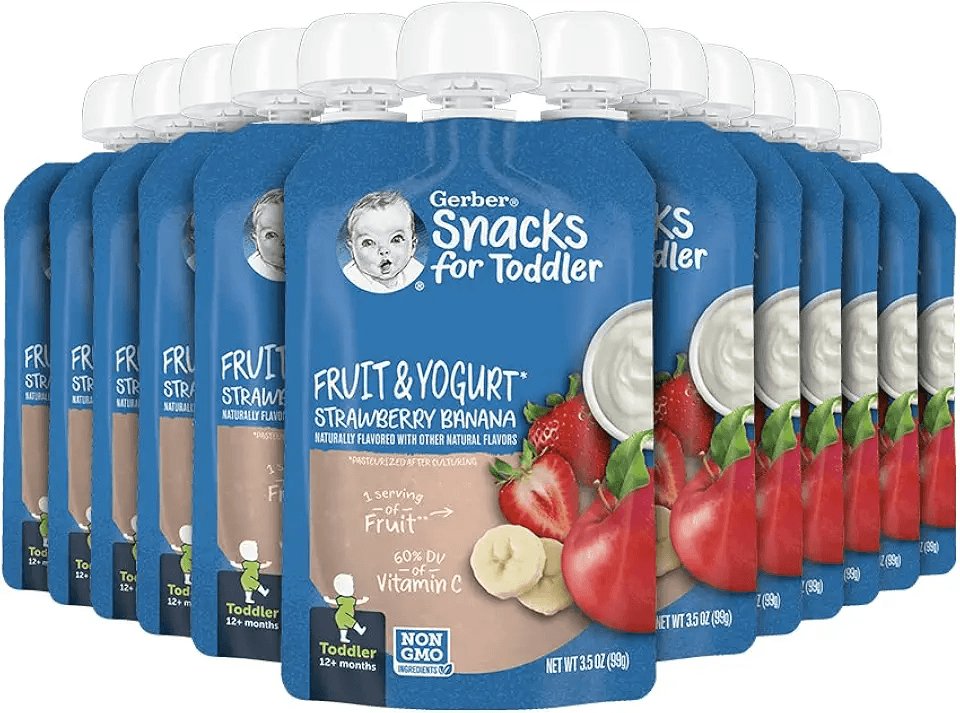 Gerber Baby Food Pouches: Hero Images
