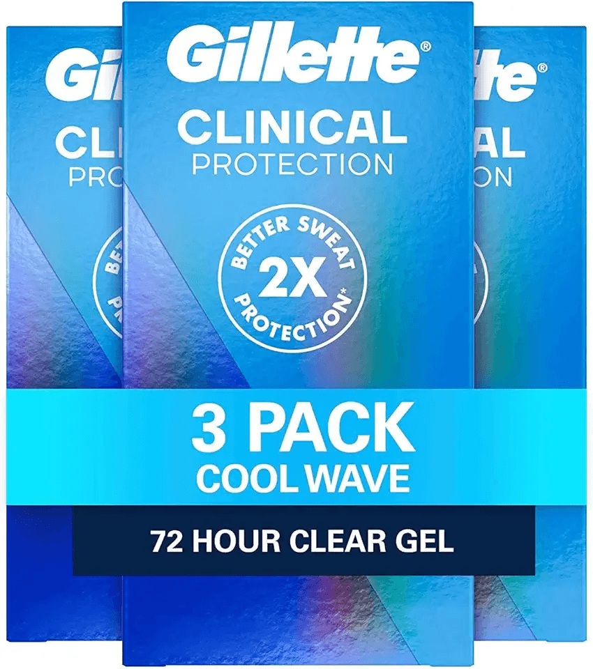 Gillette Clinical Antiperspirant and Deodorant for Men: Hero Images