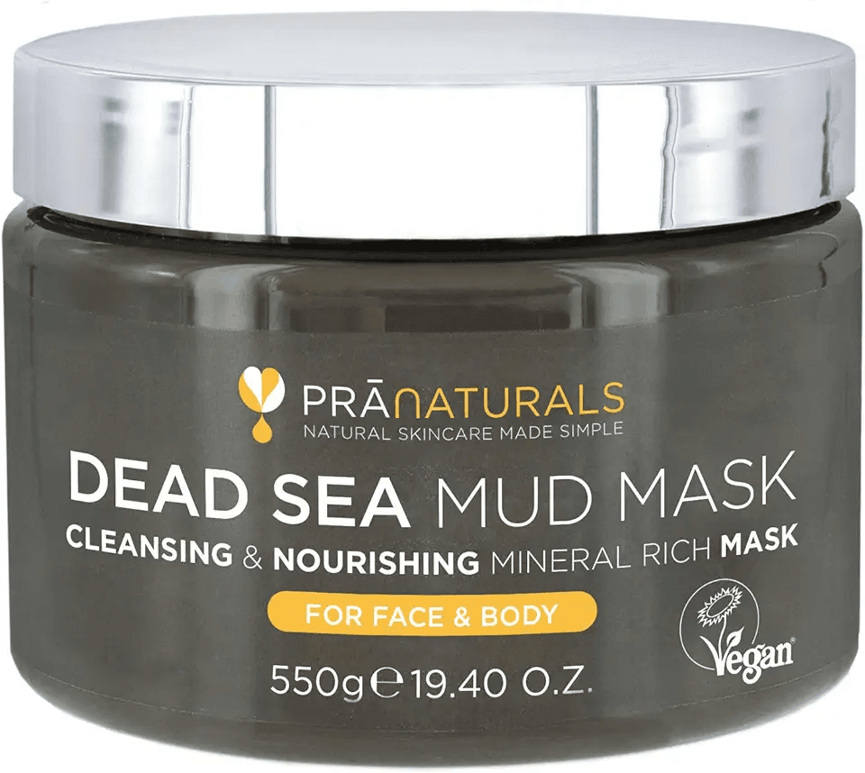PraNaturals Dead Sea Mud Mask 550g Organic: Hero Images