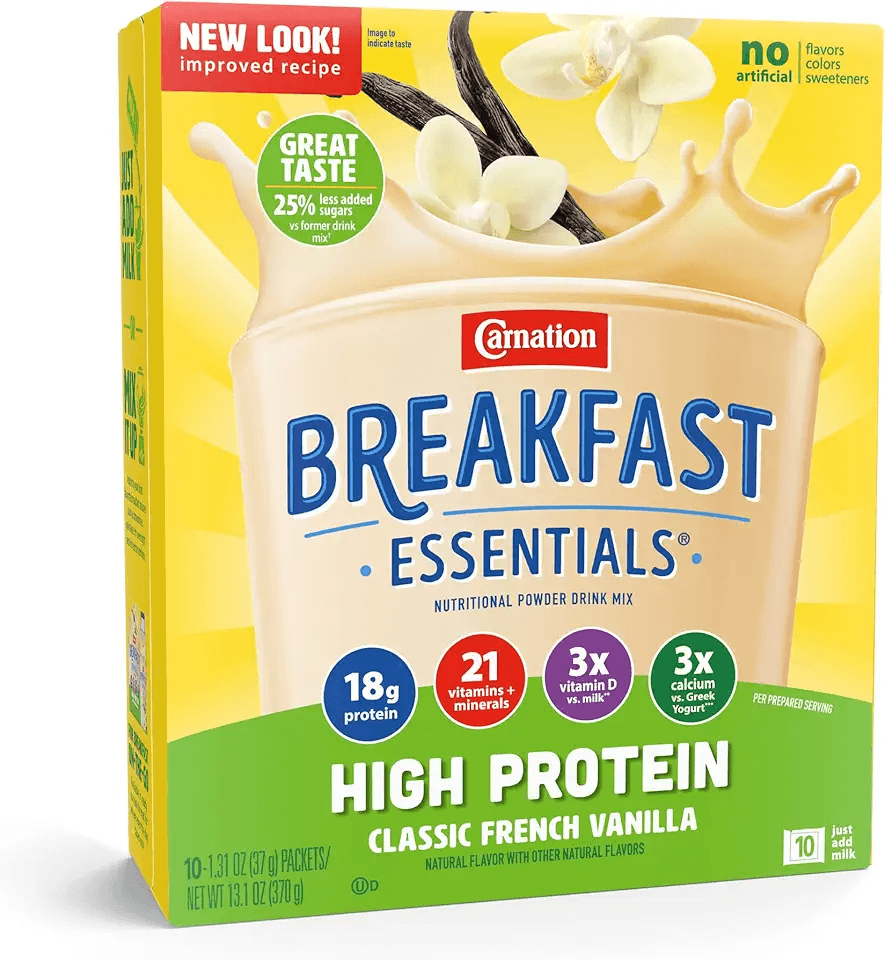 Carnation Breakfast Essentials High Protein Oral Supplement Classic French Vanilla…: Hero Images