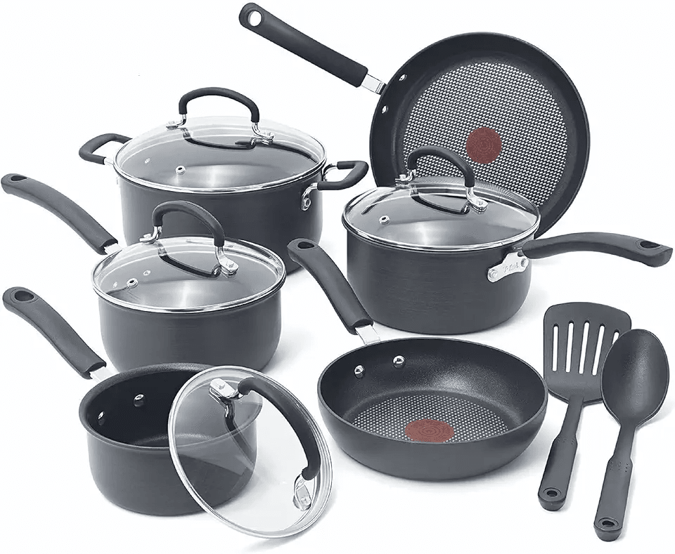 T-fal Ultimate Hard Anodized Nonstick Cookware Set 12 Piece: Hero Images